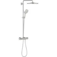 GROHE Rainshower SmartActive 310 système de douche rond thermostatique pomme de douche Ø31cm et pommeau de douche Ø13cm supersteel 26836dc0