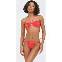 ONLY Bikini 'ONLJULIETTA-MARSEILLE' mandarine / fuchsia / rouge sang