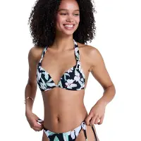 Roxy Essentials Pt Molded Fixed Triangle Bikini Top Noir XS Femme