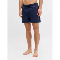 Jack & Jones Shorts de bain 'JPSTMaui' bleu marine / rouge