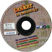 Tasker Tasr-rg58cu Rg58 Coaxial Cable On Reel 5 Mm 100 M Argenté