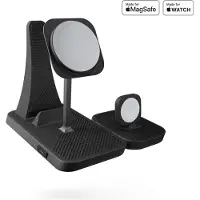 ZENS Chargeur Sans Fil Modulaire 4- en-1, Noir