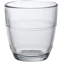 Unyqoos : Lot de 6 verres – verres polyvalents de 16 cl, idéaux pour la maison et les événements, verre robuste au design classique, parfait pour servir de l'eau et des jus