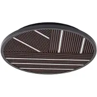 LUCANDE Plafonnier , Orven, dimmable, Noir, Salon / séjour, Métal, Moderne