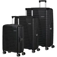 American Tourister trolley Roadrush Trolley Set A Shadow Black noir 77cm