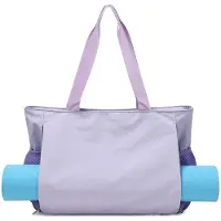 Unyqoos Sac de sport multifonctionnel pour femmes , dimensions 41,5 x 17 x 34 cm, en polyester résistant à l'eau, avec compartiment pour tapis de yoga et poches étanches, léger (0,42 kg)
