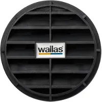 Wallas Hot Air System Vent Grid Argenté 60 mm