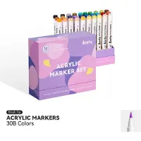 ARRTX Markery akrylowe - flamastry, 30 spalwów (30x)