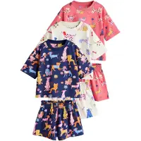 Next Pyjama bleu nuit / bleu clair / rose / blanc