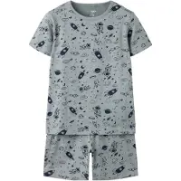 TWO SOON Pyjama bleu marine / gris