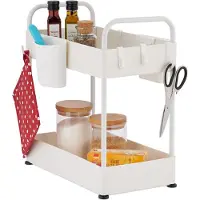 Relaxdays Tablette sous évier avec 2 étagères RD47633