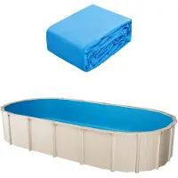 Vevor Revêtement de Piscine Ovale
