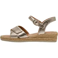 Tamaris Sandales en cuir Compensée Comfort