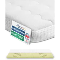 AM Qualitätsmatratzen | Surmatelas en mousse froide 3D Deluxe 7 zones | 80x200 cm | 8 cm d'épaisseur | Surmatelas | 80/200 | Mousse froide surmatelas | 7 zones