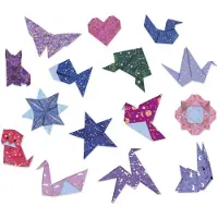 Janod Origami Bastelset Constellations - Pliage de papier créatif pour enfants