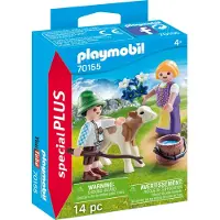 Playmobil Enfants avec veau, 70155
