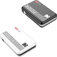 Kodak Imprimante photo mobile rétro Mini P210 , compatible avec smartphone (iOS & Android, Bluetooth), 54x86 mm, plastification technologie 4Pass, 8 feuilles - noir, couleur:blanc