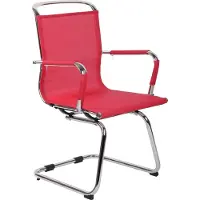 CLP Chaise visiteur Barnet Mesh rouge