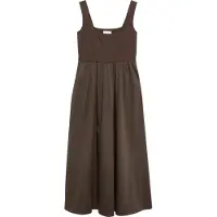 Comma Robe brun foncé