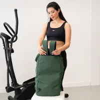 Unyqoos Sac de sport et de voyage de 54 litres, étanche, avec compartiment à chaussures et séparateurs amovibles, fonction sac à dos, unisexe – poignées à l'épaule et à la main