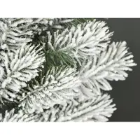 Unyqoos Couronne de Noël 25 cm – Couronne décorative d'hiver avec effet neige, facile d'entretien et résistante aux intempéries, avec une boucle de suspension solide pour porte et mur