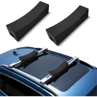 Unyqoos Porte-surfaces universel : capacité de 80 kg, avec protection en EVA – idéal pour les planches de surf, les SUP, les kayaks et les paddles, design aérodynamique, installation sans outils