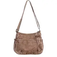 Unyqoos Sac bandoulière pour femmes, en toile, spacieux, avec bandoulière réglable, plusieurs compartiments et surface résistante à l'abrasion