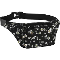 Unyqoos Poche de sport unie – en polyester imperméable, avec 2 compartiments, une sangle réglable et une prise pour écouteurs, disponible en plus de 40 couleurs