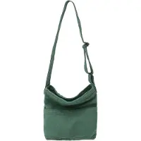Unyqoos Sac bandoulière en toile : sac à épaule élégant et fonctionnel, doté d'une bandoulière réglable, de plusieurs compartiments et d'une taille compacte, idéal pour un usage quotidien