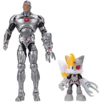 Jakks pacific Sega Sonic X Dc Multipack Tails 7 Cm Figure Gris