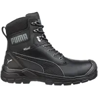 Puma Bottes de sécurité Conquest BLK CTX High taille 47 noir S3 WR HRO SRC EN ISO 20345 cuir pleine fleur