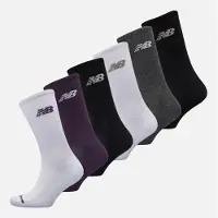 New Balance Chaussettes Crew Saisonnières Six Pack Multi