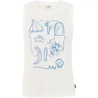 Protest Another Sleeveless T-shirt Blanc 2XL Femme