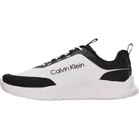 Calvin Klein Baskets basses 'Essential Lightweight Runner' noir / blanc