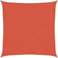 vidaXL Voile d'ombrage 160 g/m² carré terre cuite 2,5x2,5 m PEHD