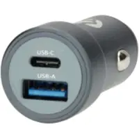 Nedis Chargeur de voiture double port 48 W USB-C/USB-A à charge rapide