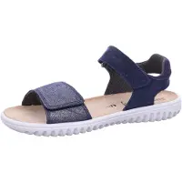 Superfit SPARKLE : Sandales bleues pour filles, chaussures de loisirs