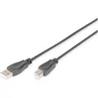 Digitus Assmann AK-300105-018-S Câble USB2 A/B M/M 1,80m noir