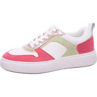 Tamaris Baskets basses kiwi / rouge sang / blanc