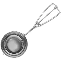Super Merchant Portionneuse à glace 1/4 en acier inoxydable Pied, Couverts de service, Argent