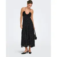 ONLY Robe 'ONLElle' noir / blanc