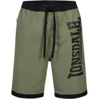 Lonsdale Shorts de bain 'Clennell' olive / noir