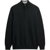 Superdry Essentials Half Zip Sweater Noir L Homme