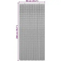 vidaXL Rideau anti-insectes multicolore 200 x 100 cm en bambou