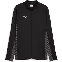 Puma Veste de sport 'TeamLIGA26' gris / gris foncé / noir / blanc