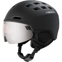 Head Radar Visor Helmet Noir XL-2XL / Silver-Red/CAT2