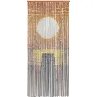 vidaXL Rideau anti-insectes multicolore 200 x 90 cm en bambou
