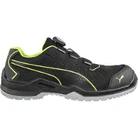 Puma Chaussures de sécurité Fuse TC green Disc low S1P conformes à la norme EN ISO 20345:2022 S1P ESD SRC noir taille 47