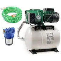 DAB Pompe surpresseur Aquajet 102/20 M avec Tuyau d'aspiration 7 mètres et Filtre - 1130 W 3,6 m³/h Monophasé 230 V