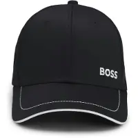 BOSS Casquette noir / blanc